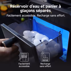 Dreame Bullet Ice Maker Aura Machine à glaçon portable 10 kg/24h Noir - Vue supplémentaire 2
