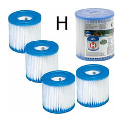 Intex - 4 Cartouches de Filtration pour filtre piscine type h