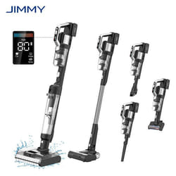 Aspirateur-Laveur 5-en-1 Sans Fil  JIMMY PW11 Pro Max  Auto-Nettoyage & Séchage  460W 21KPa 110AW  Double Brosse 80min