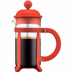 Cette cafetière à piston 3 tasses permet de réaliser du café de qualité. Sa capacité de 35 cl, soit 3 tasses est très pratiqu ...