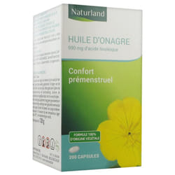 Naturland Huile d'Onagre 200 Capsules