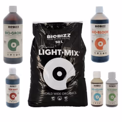 Pack pour la culture des fleurs, légumes et plantes avec sac de terreau de Light.Mix 50 litres. Light.Mix est une terre idéal ...