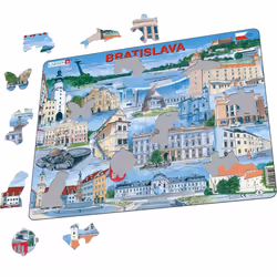 Larsen Maxi KH17 Puzzle à formes 65 pièce(s) Ville