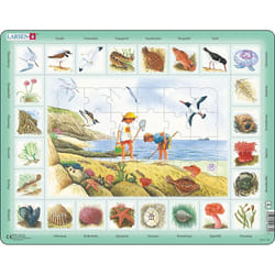 Larsen Maxi NA2 Puzzle à formes 48 pièce(s) Flore et faune