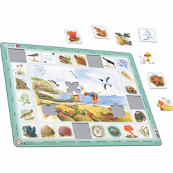 Larsen Maxi NA2 Puzzle à formes 48 pièce(s) Flore et faune