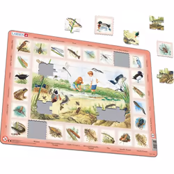 Larsen Maxi NA3 Puzzle à formes 48 pièce(s) Faune