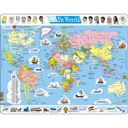 Larsen Maxi LA-K1-NL puzzle Puzzle à formes 107 pièce(s) Cartes