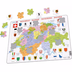 Larsen Maxi K43 Puzzle à formes 70 pièce(s) Cartes
