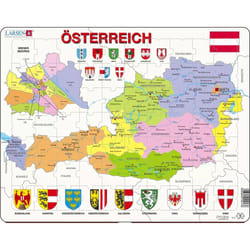 Larsen Maxi K41 Puzzle à formes 70 pièce(s) Cartes