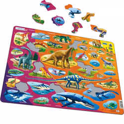 Larsen Maxi HL1 Puzzle à formes 85 pièce(s) Dinosaures