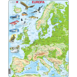 Larsen Maxi LA-K70-NL puzzle Puzzle à formes 87 pièce(s) Cartes
