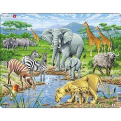 Larsen Maxi LA-FH9 Puzzle à formes 65 pièce(s) Faune