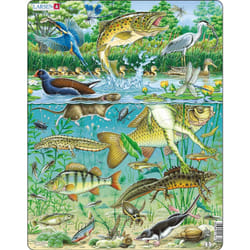 Larsen Maxi LA-FH19 Puzzle à formes 50 pièce(s) Faune