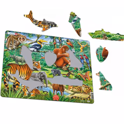 Larsen Maxi FH24 puzzle Puzzle à formes 20 pièce(s) Faune