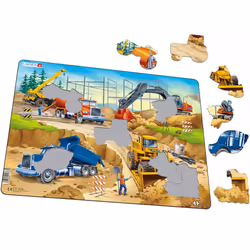 Larsen Maxi US1 puzzle Puzzle à formes 30 pièce(s) Véhicules