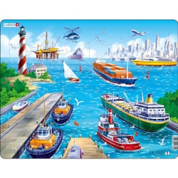 Larsen Maxi LA-US2 Puzzle à formes 35 pièce(s) Port