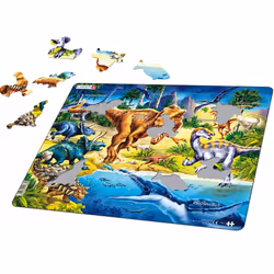 Larsen Maxi NB3 puzzle Puzzle à formes 57 pièce(s) Dinosaures