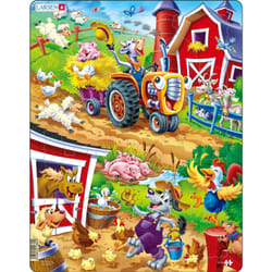 Larsen Maxi LA-US15 Puzzle à formes 22 pièce(s) Dessins animés