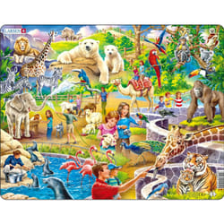 Larsen Maxi LA-US30 Puzzle à formes 48 pièce(s) Zoo