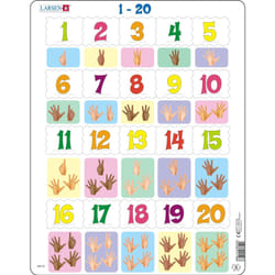 Larsen Maxi LA-AR18 Puzzle à formes 20 pièce(s)
