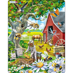 Larsen Maxi LA-US39 Puzzle à formes 53 pièce(s) Ferme