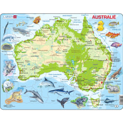 Larsen Maxi LA-A31-NL puzzle Puzzle à formes 65 pièce(s) Cartes