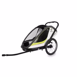 Remorque vélo Hamax Breeze One - Blanc/Vert - Taille Unique
