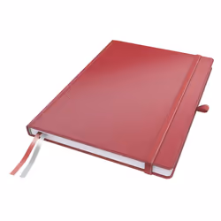 Leitz Complete Notebook, Rouge, A4, 80 feuilles, 96 g/m², Papier ligné