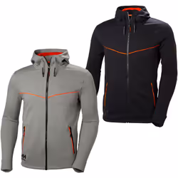 Le sweat-shirt de travail Helly Hansen Chelsea Evolution Zip Hoodie combine style et confort, grâce à l'utilisation de matéri ...