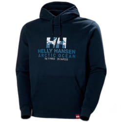 Sweatshirt à capuche homme Helly Hansen arctic ocean - navy - manches longues - multisport - respirant