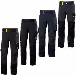 Le pantalon de travail Helly Hansen Oxford 4X Work 77407 sont l'un des meilleurs articles de la production conçus pour la dem ...