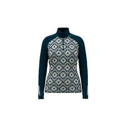 Couche de base 1/2 zip femme Helly Hansen Lifa Merino Midweight graphic