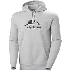 Sweat à Capuche - HELLY HANSEN - Nord Graphic - Gris Mélangé - Manches Longues - Col Capuche