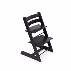Stokke Tripp Trapp, Chaise haute pour bébé/enfants, Hêtre, Noir, 136 kg