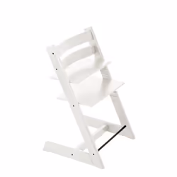 Stokke Tripp Trapp, Chaise haute pour bébé/enfants, Bois, Blanc