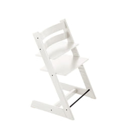 Stokke Tripp Trapp Chaise haute pour bébé/enfants Siège rigide Blanc