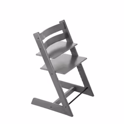 Stokke Tripp Trapp, Chaise haute pour bébé/enfants, Bois, Gris