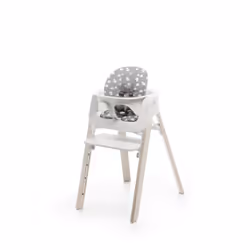 Stokke Steps Baby Set Cushion Coussin pour chaise haute bébé Gris, Blanc