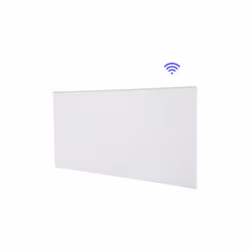 Présentation : Le radiateur électrique compact ADAX connecté Wi-FI - Blanc - 1500 W - NEO COMPACT 15 KWT arbore un design élé ...