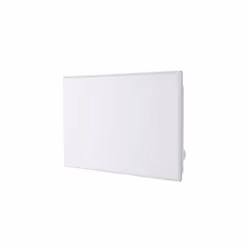 Présentation : Le radiateur électrique ADAX - Blanc - 800 W - ECO 08 KBT arbore un design élégant avec un panneau blanc à la  ...