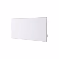 Présentation : Le radiateur électrique ADAX - Blanc - 1200 W - ECO 12 KBT arbore un design élégant avec un panneau blanc à la ...