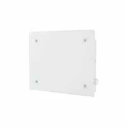Présentation : Le radiateur électrique en verre trempé ADAX - Blanc - 250 W - ECO 02 KBT arbore un design élégant avec un pan ...