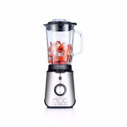Wilfa BL-1000S, Mélangeur de table, 1,5 L, Fonction d'impulsion, Pileur de glace, 1000 W, Noir, Acier inoxydable