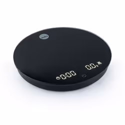 Wilfa Uni Noir Comptoir Rond Balance de ménage électronique