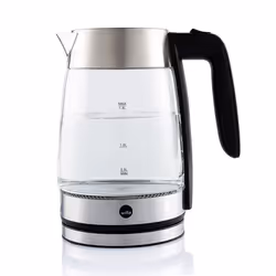 Wilfa WKG-2200S, 1,8 L, 2200 W, Noir, Argent, Transparent, Verre, Indicateur de niveau d'eau