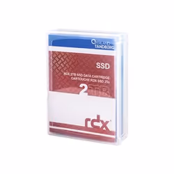 Overland-Tandberg Cassette RDX SSD 2 To, Cartouche RDX, RDX, 2 To, FAT32, NTFS, exFAT, ext4, Noir, 1500000 h