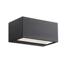 Applique murale Nordlux luminaire Extérieur NENE Éclairage Mural Lumière vers le haut et vers le bas Métal Noir H.6.4 - IP54