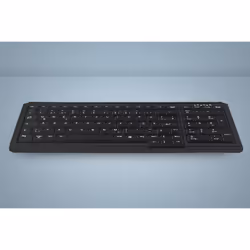 Active Key АК-7000 clavier PS/2 AZERTY Anglais américain Noir