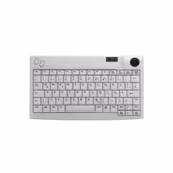 Active Key AK-440, Sans clé (80 - 87%), Avec fil, USB, Clavier mécanique, QWERTZ, Blanc