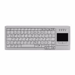 Active Key AK-4400, Taille réelle (100 %), USB, Clavier à membrane, Blanc